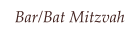 Bar/Bat Mitzvah